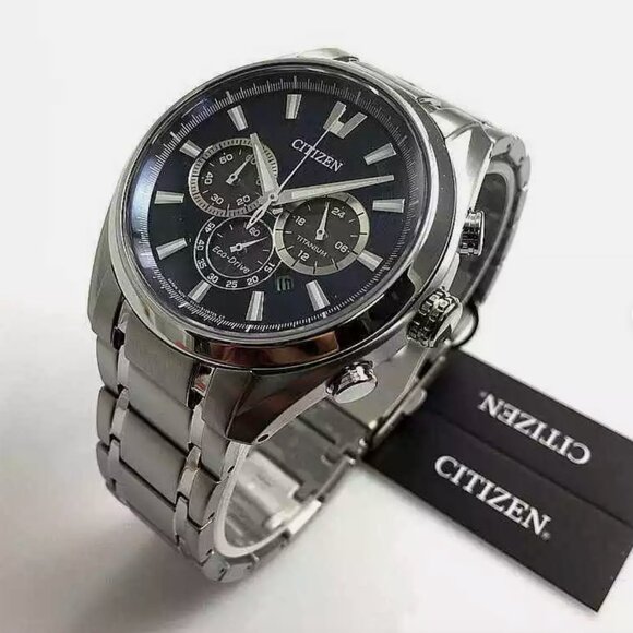 NEW Citizen Titanium Solar Drive Men's Watch - Picture 1 of 3